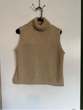 Vintage Liz Claiborne Liz sport tank sleeveless turtleneck summer sweater